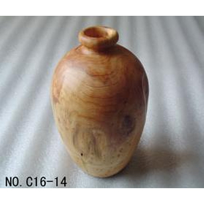 WOODEN VASE C16-14